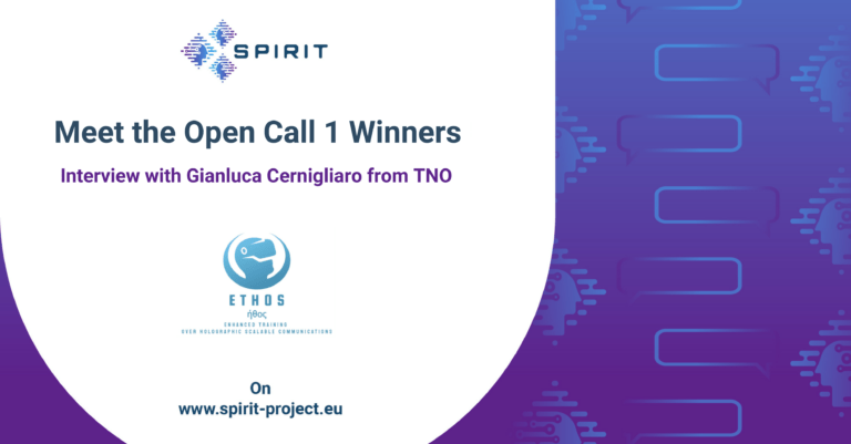 SPIRIT Open Call 1 Winners: Interview with Gianluca Cernigliaro from TNO