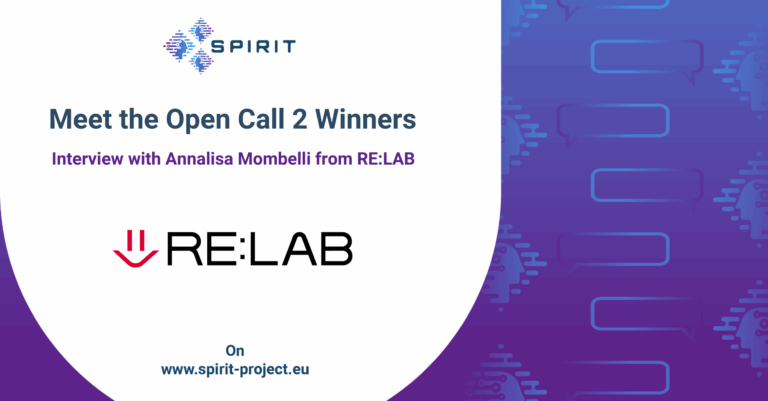 SPIRIT Open Call 2 Winners: Interview with Annalisa Mombelli from RE:LAB