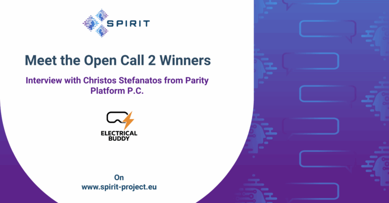 SPIRIT Open Call 2 Winners: Interview with Christos Stefanatos from Parity Platform P.C.