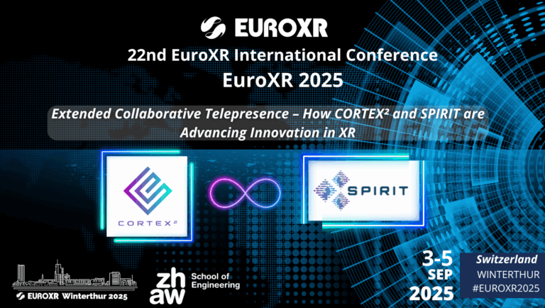 SPIRIT and CORTEX² to Showcase Final Results at EuroXR 2025
