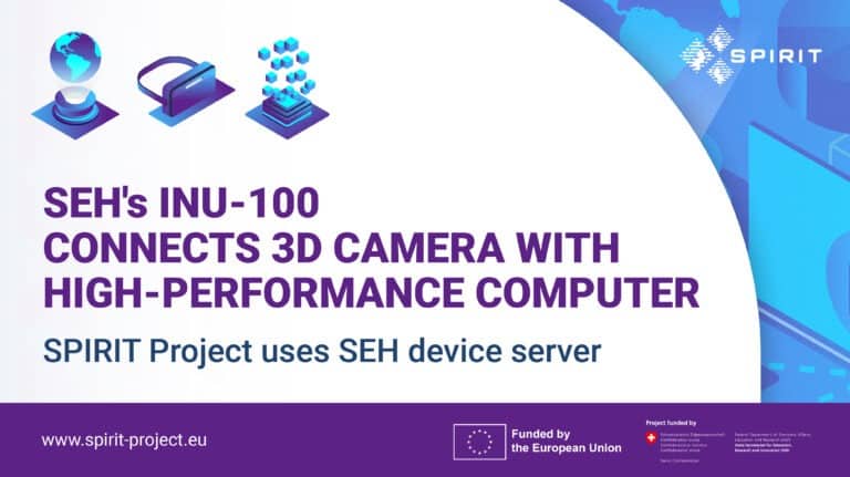 SEH’s INU-100 Connects 3D Camera with High-Performance Computer